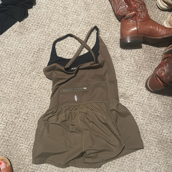 Free People Olive Green Romper - Picture 2 of 2